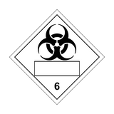 Biohazard 6 Text Box Sign | PVC Safety Signs