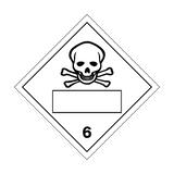 Poison 6 Text Box Sign | PVC Safety Signs