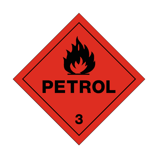 Petrol 3 Sign | PVC Safety Signs