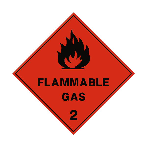 Flammable Gas Sign | PVC Safety Signs