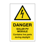 Solar PV Module Sticker