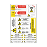 Solar PV Electrical Installation Sticker Kit