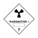 Radioactive I Sign | PVC Safety Signs