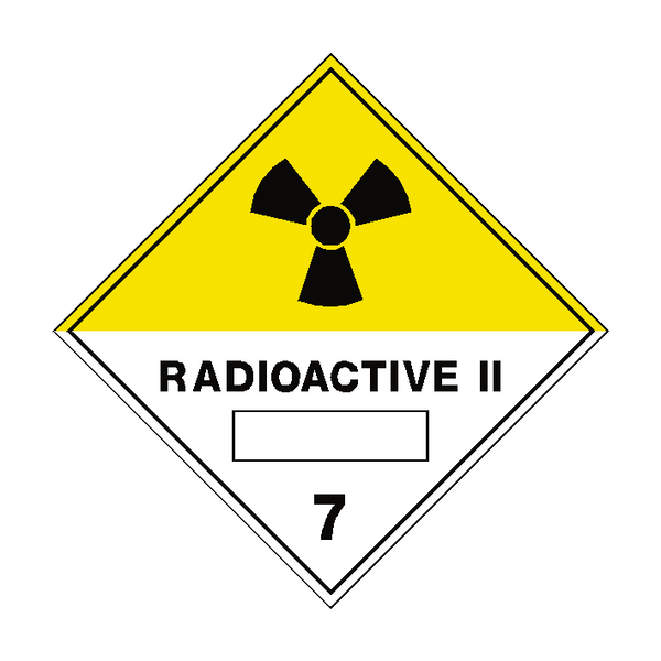 Radioactive II Sign | PVC Safety Signs