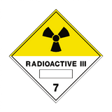 Radioactive III Sign | PVC Safety Signs