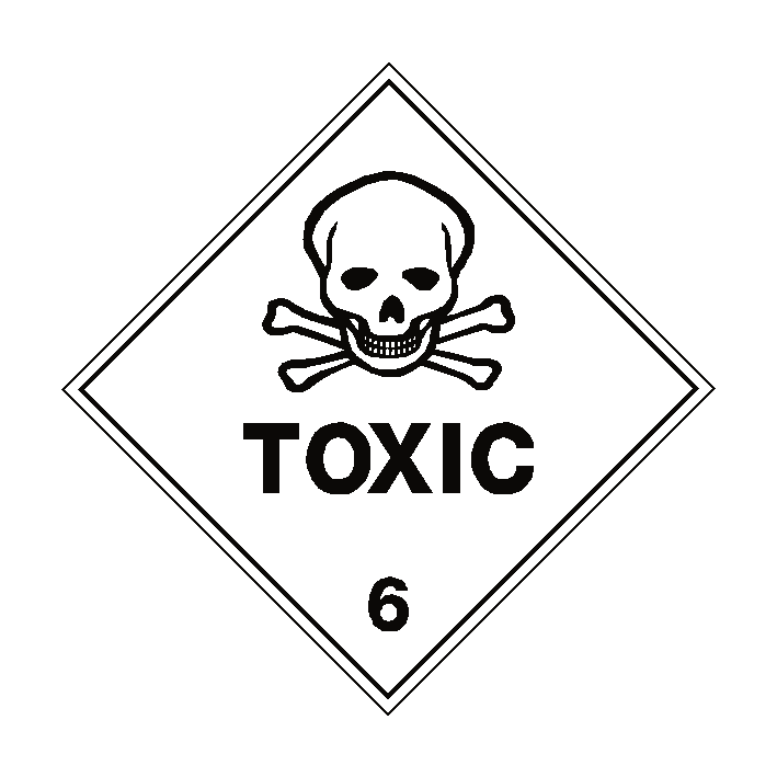 Toxic Sign | Hazard Warning Sign for Dangerous Substances