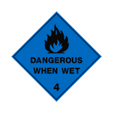 Dangerous When Wet Sign | PVC Safety Signs