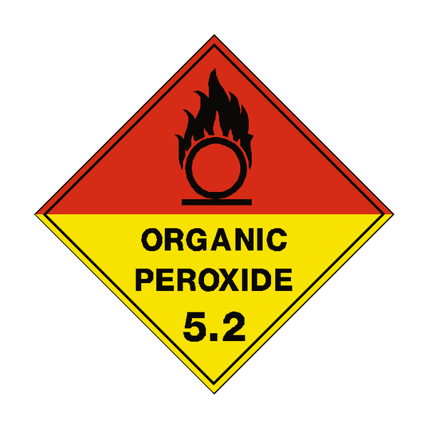 Organic Peroxide Sign | PVC Safety Signs