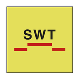 A CLASS SWT SLIDING FIRE DOOR IMO SIGN - PVC Safety Signs