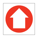 Arrow Sign Up - PVC Safety Signs