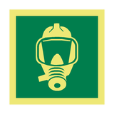 Breath Device Symbol Sign - PVC Safety Signs