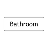 Bathroom Door Sign - PVC Safety Signs