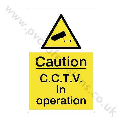 CCTV In Operation Sign | PVC Safety Signs
