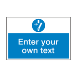 Disconnect Before Repair Custom Safety Sign - PVC Safety Signs