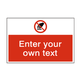 Do Not Touch Custom Safety Sign - PVC Safety Signs