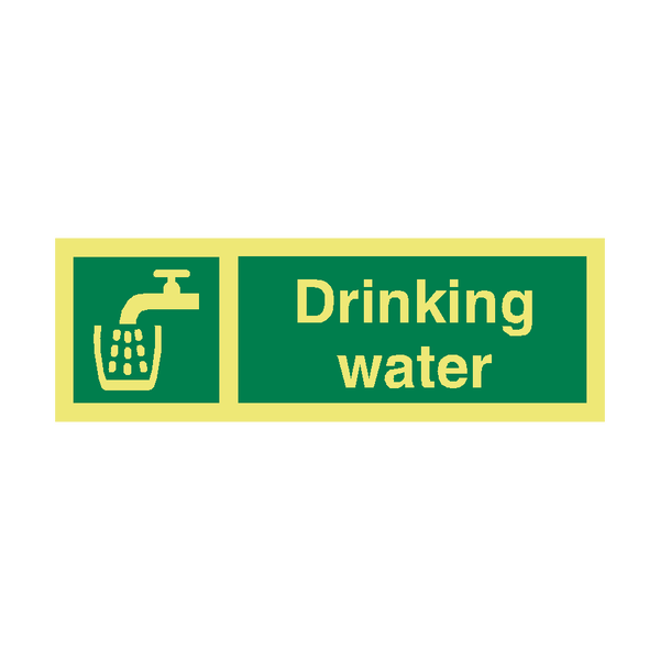 Drinking Water IMO Sign - PVC Safety Signs