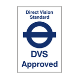 Direct Vision Standard Sticker - PVC Safety Signs