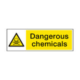 Dangerous Chemicals Hazard Sign - PVC Safety Signs