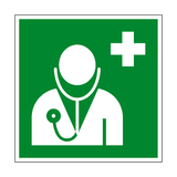 Doctor Symbol Sign - PVC Safety Signs