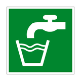 Drinking Water Symbol Sign - PVC Safety Signs