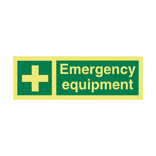 Emergency Equipment IMO Sign - PVC Safety Signs