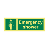 Emergency Shower IMO Sign - PVC Safety Signs
