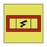 EMERGENCY SWITCHBOARD IMO SIGN - PVC Safety Signs