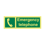 Emergency Telephone IMO Sign - PVC Safety Signs