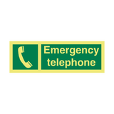 Emergency Telephone IMO Sign - PVC Safety Signs