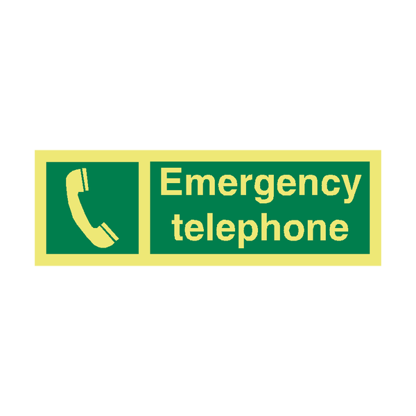 Emergency Telephone IMO Sign - PVC Safety Signs