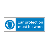 Ear Protection Sign - PVC Safety Signs