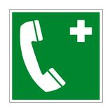 Emergency Telephone Symbol Sign - PVC Safety Signs