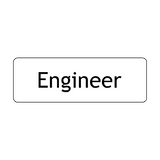 Engineer Door Sign - PVC Safety Signs