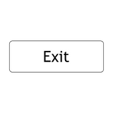 Exit Door Sign - PVC Safety Signs