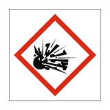 Explosive COSHH Sign - PVC Safety Signs