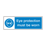 Eye Protection Sign - PVC Safety Signs