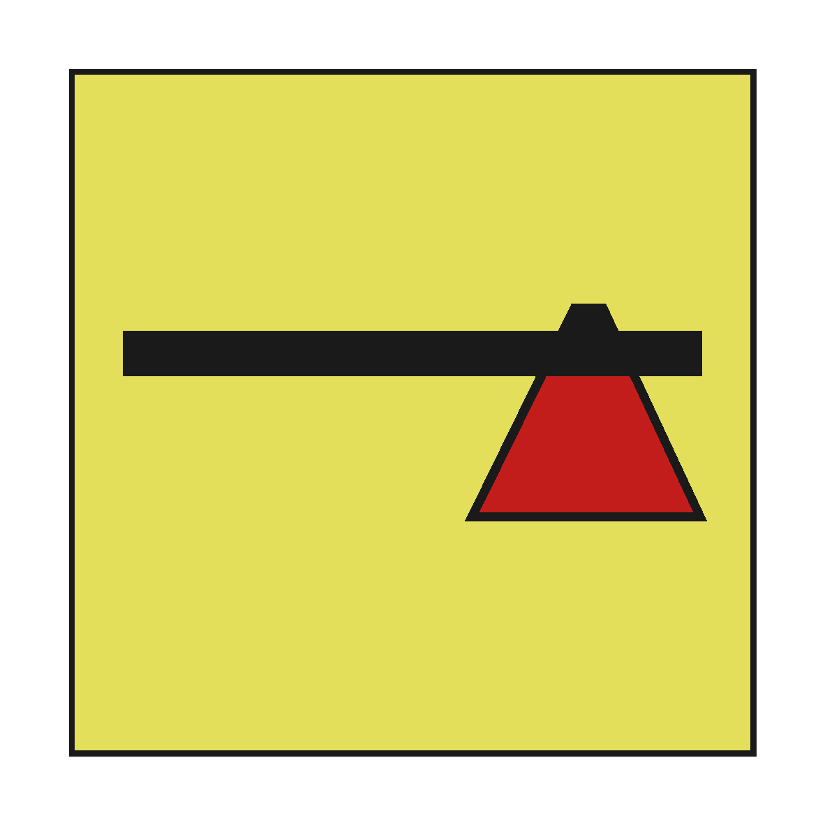 Axe Explosive Sign FIRE AXE IMO SAFETY SIGN