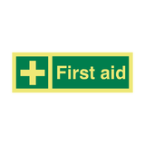 First Aid Marine Safety Sign - PVC Safety Signs