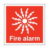Fire Alarm Symbol Safety Sign - PVC Safety Signs