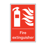 Fire Extinguisher Sign - PVC Safety Signs