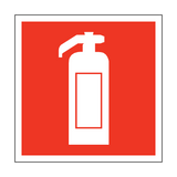 Fire Extinguisher Symbol Safety Sign - PVC Safety Signs