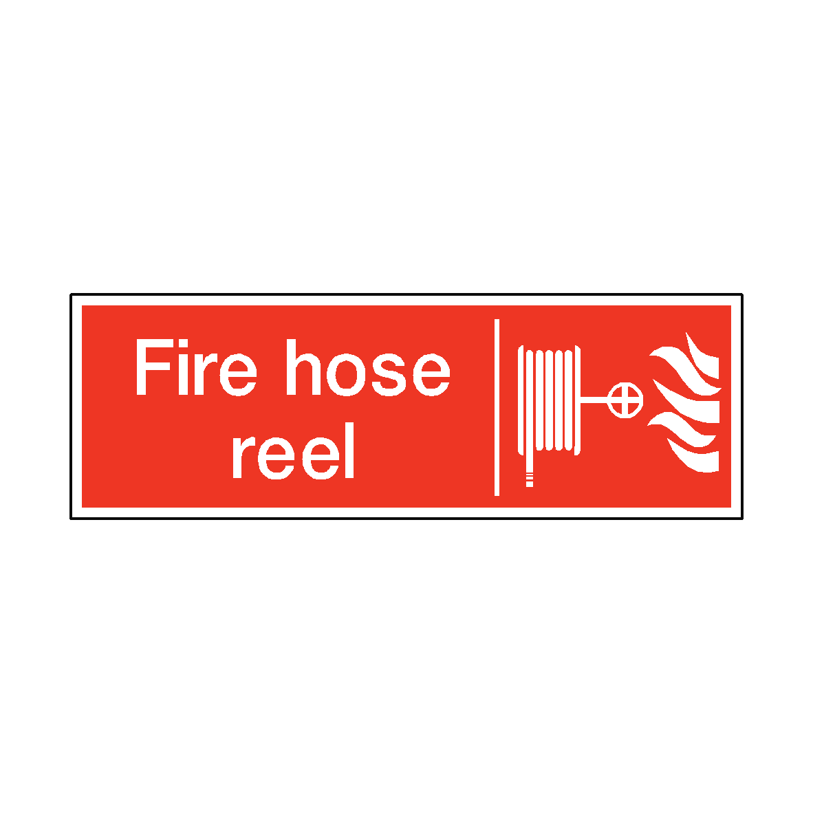 Fire Hose Reel Safety Sign | PVC Safety Signs