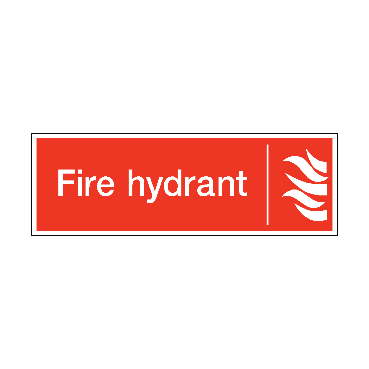 Fire Hydrant Safety Sign | PVC Safety Signs