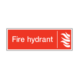 Fire Hydrant Safety Sign - PVC Safety Signs