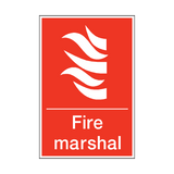 Fire Marshal Sign - PVC Safety Signs