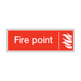 Fire Point Safety Sign - PVC Safety Signs