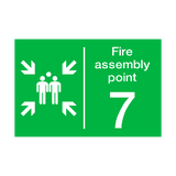 Fire Assembly Point Seven Sign - PVC Safety Signs