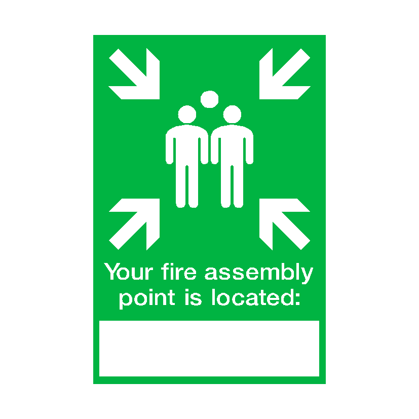 Location Signs Fire Assembly Location Point Sign | PVC Safety Signs
