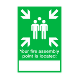 Fire Assembly Location Point Sign - PVC Safety Signs