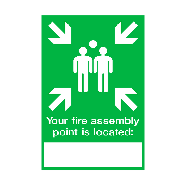 Fire Assembly Location Point Sign - PVC Safety Signs